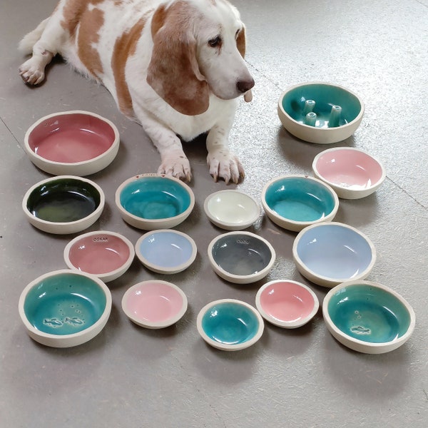 Napf Keramik Gr.M für Katzen, Hunde und andere Tiere