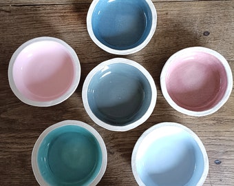 Ceramic feeding bowl S various colors