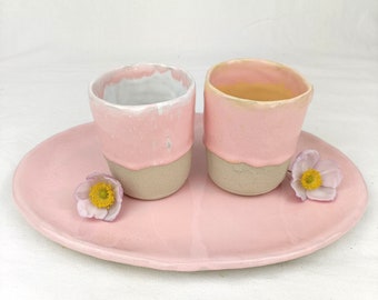 Ceramic mug handmade 2 colors