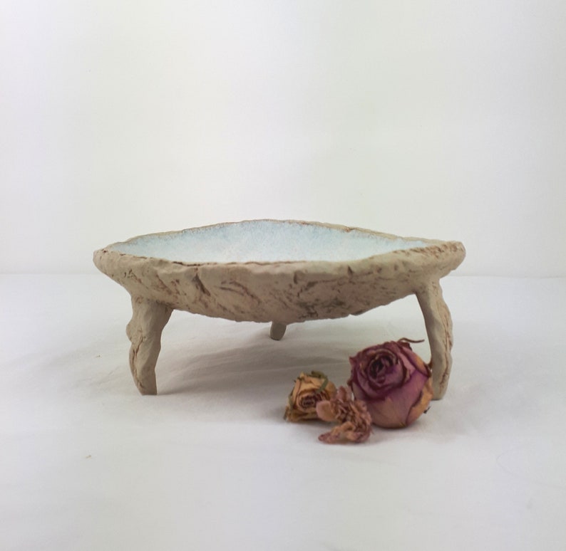 Ceramic bowl handmade ceramic bowl with feet modern pottery Etsy
