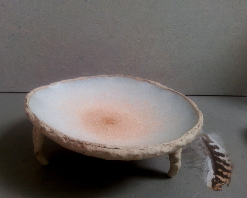 Ceramic bowl handmade ceramic bowl with feet modern pottery Etsy