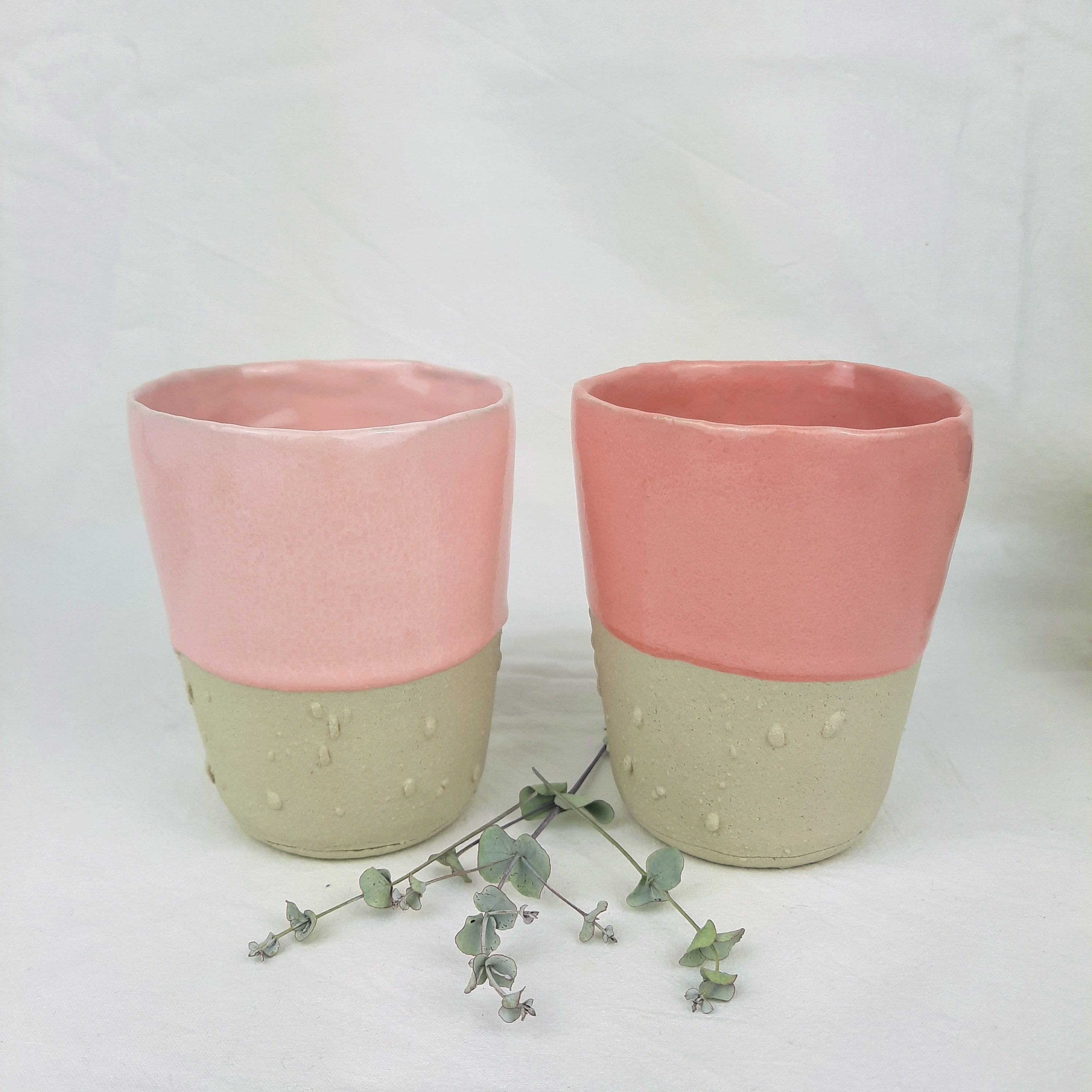 Tasse en Céramique Pastel Nuances Rose