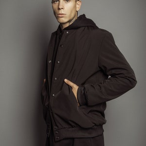 Jacket/Black jacket/Men jacket/Bomber/Black style image 1