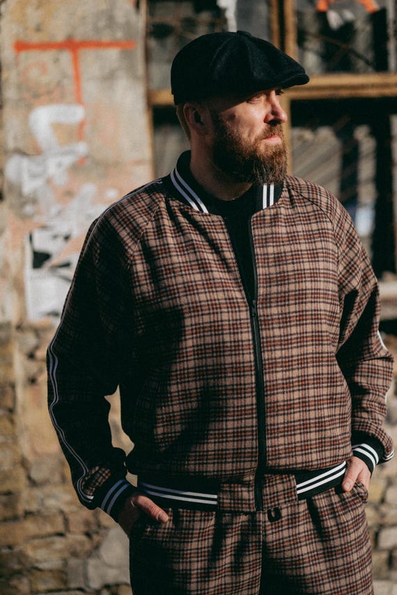 Trainingsanzug Herren/ Trainingsanzug Männer/ Tartan