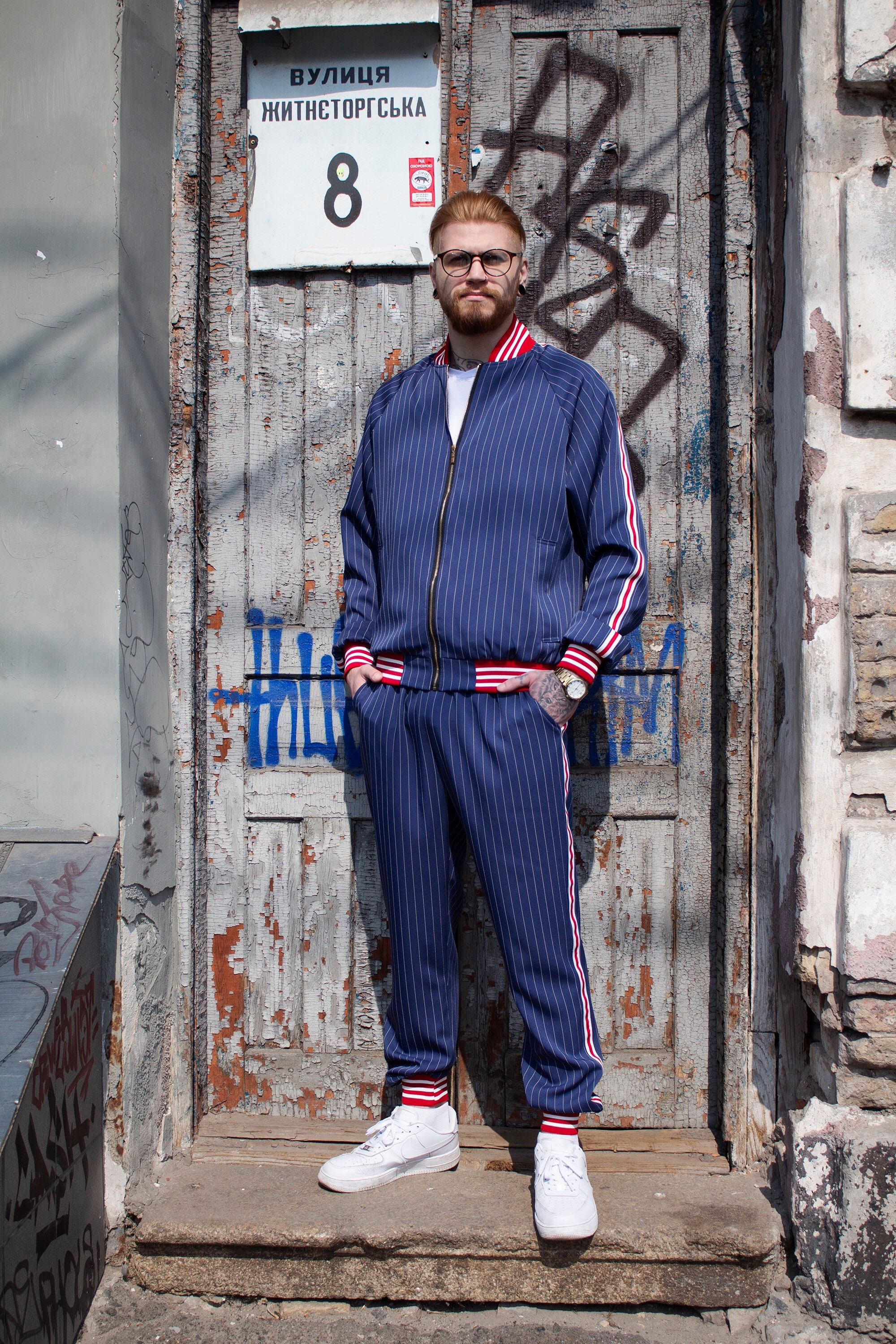 Tracksuit gentlemen/ tracksuit men/ tartan tracksuit Etsy