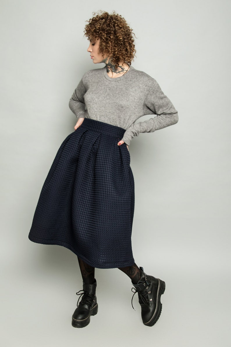 Skirt/blue skirt/Dark blue skirt/ image 1