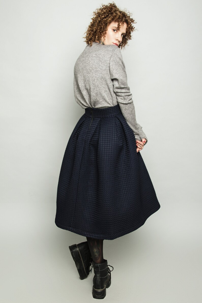 Skirt/blue skirt/Dark blue skirt/ image 4
