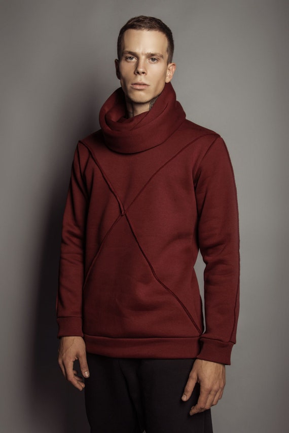 red sweatshirt for mens