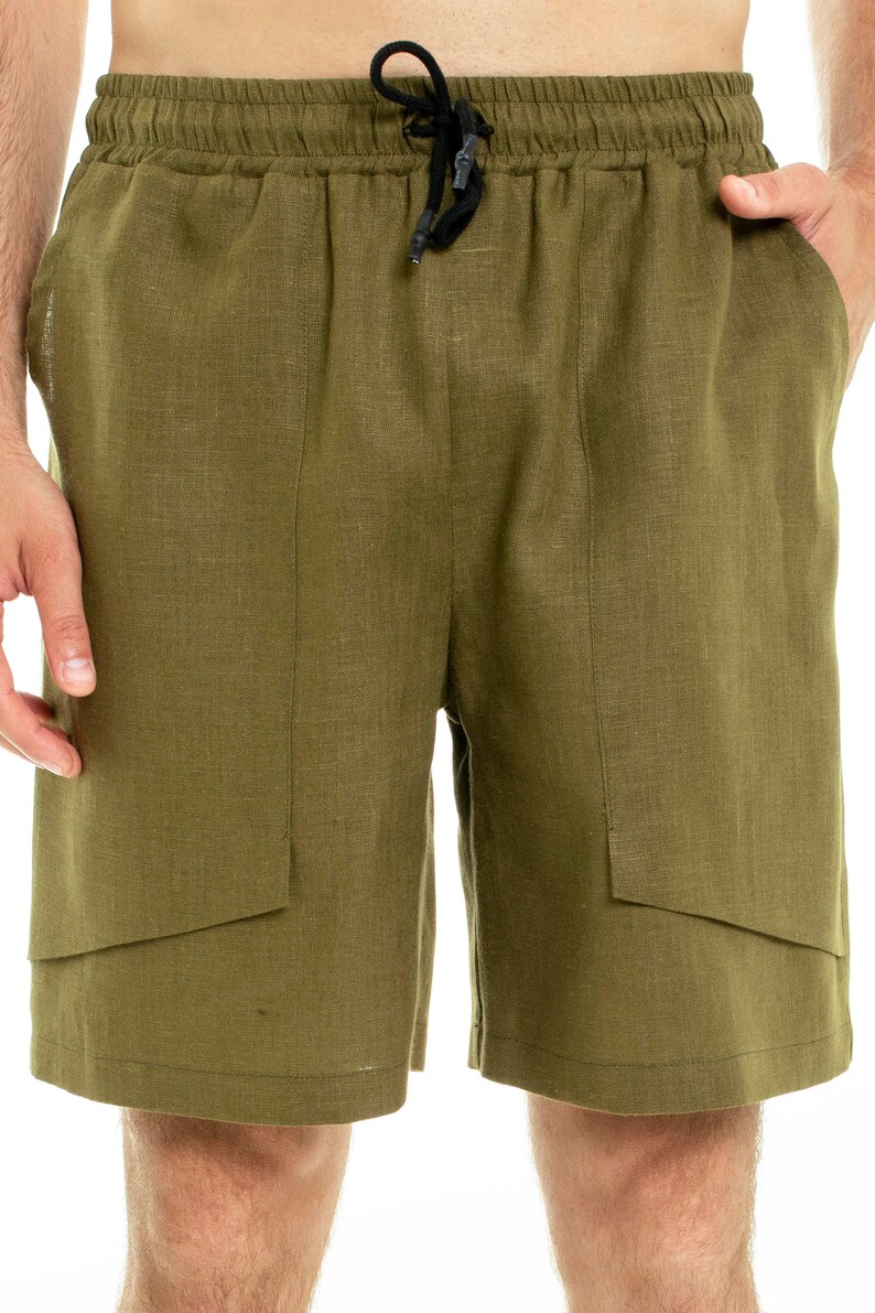 Mens Linen Short/ Basic Shortsshorts for Men Spring Shorts - Etsy