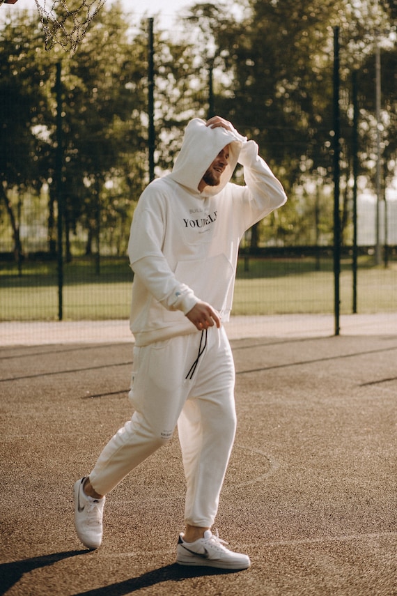 Chandal blanco hombre sales