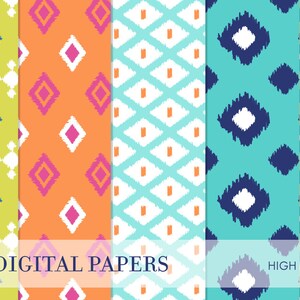 Ikat Digital Papers