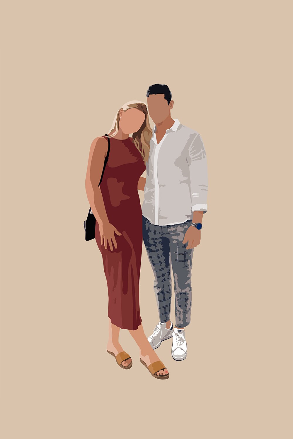 faceless portraits drawing digital faceless portraits drawing digital