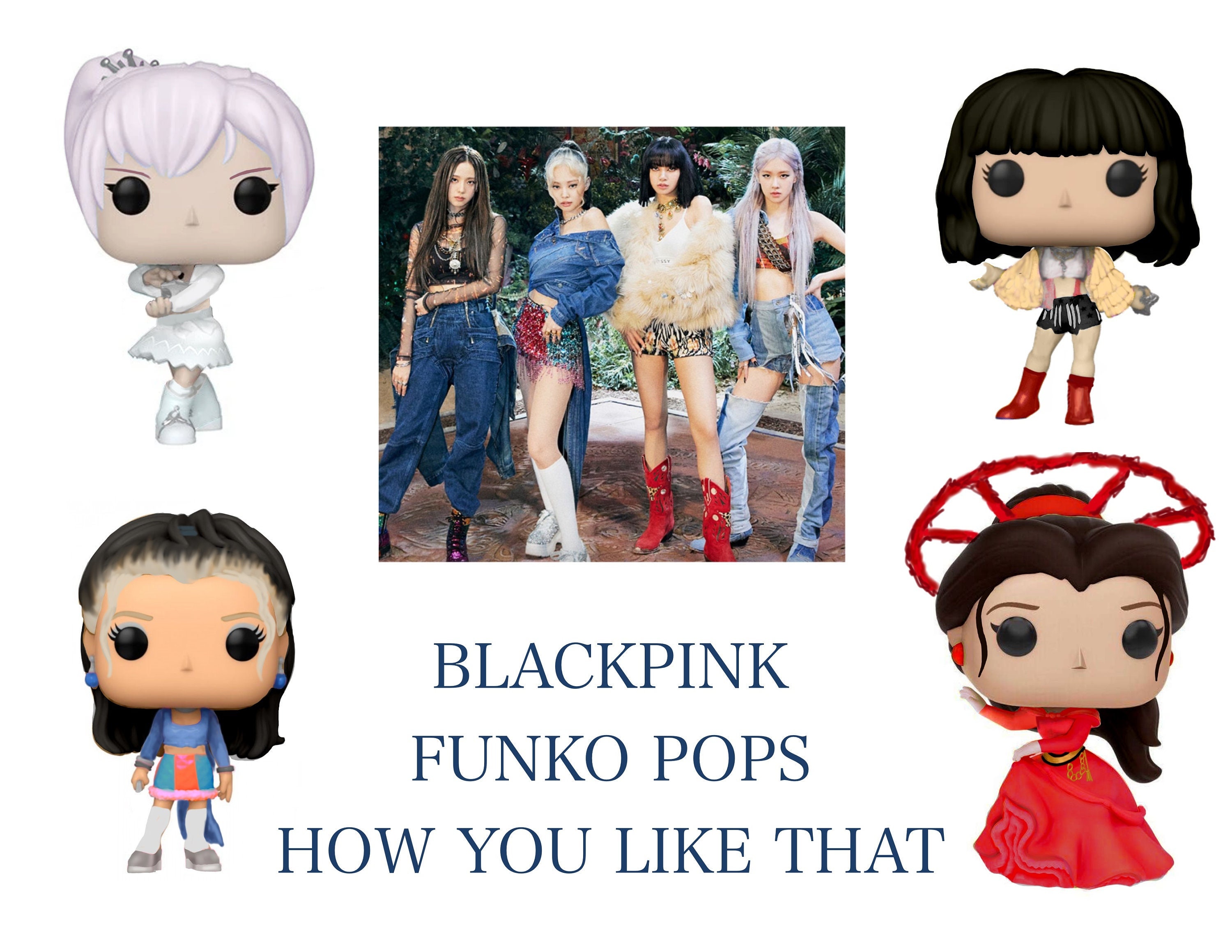 Blackpink 4体セット Funko Pop! フィギュア 新品 送料込
