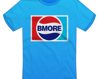 Baltimore / Maryland "Bmore Cola" T-shirt or Tank Top | 80s, Retro, Charm City, Mobtown, Pepsi, Mashup, Limited-Edition | Super Rad Design