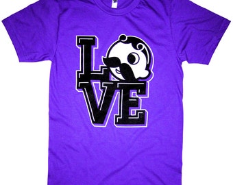 Natty Boh / Baltimore / Maryland "Love Boh" T-shirt | Ravens Football, Purple Friday, Charm City, 410 Love Philly Mashup | Super Rad Design