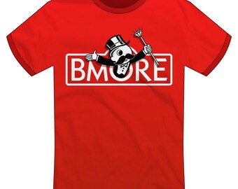Natty Boh / Baltimore Maryland "Boh-nopoly" T-shirt | Charm City, Beer, Monopoly, National Bohemian, Limited-Edition | Super Rad Design