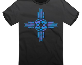 Star Wars / Imperial / New Mexico "Zia Empire" T-shirt | -NEW!- Zia Symbol, Flag, Land of Enchantment, Limited-Edition | Super Rad Design