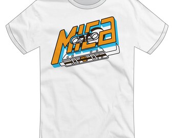 T-shirt "MICAssette" del Maryland Institute College of Art / MICA, Scuola d'arte, Baltimora, Cassetta, anni '80, Edizione limitata / Design Super Rad