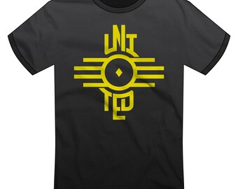 New Mexico &quot;Zia United&quot; T-shirt | -NEW!- New Mexico United, Somos Unidos, Burque 505, Albuquerque, Soccer, Zia Symbol  | Super Rad Design