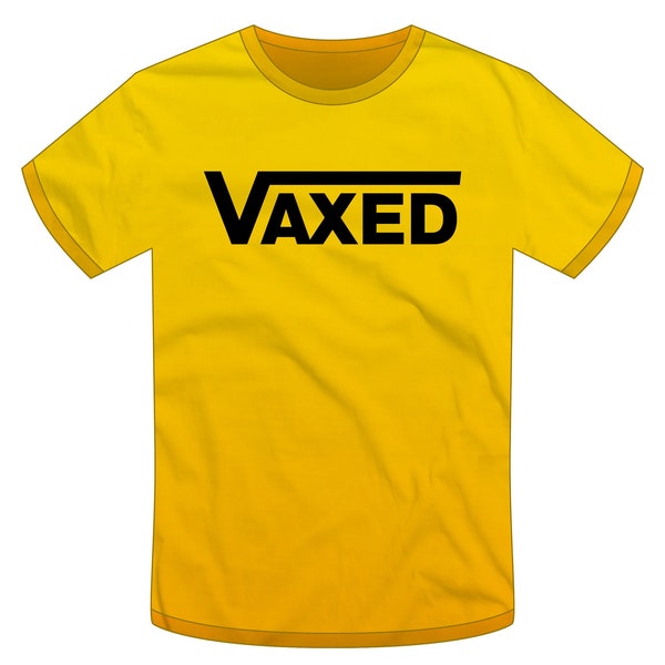 Vaccinated "VAXED" T-shirt | Pro Vaccine, Pro Science, Moderna, Pfizer, Thanks Science, Skate, Gym Workout Shirt | Super Rad Design