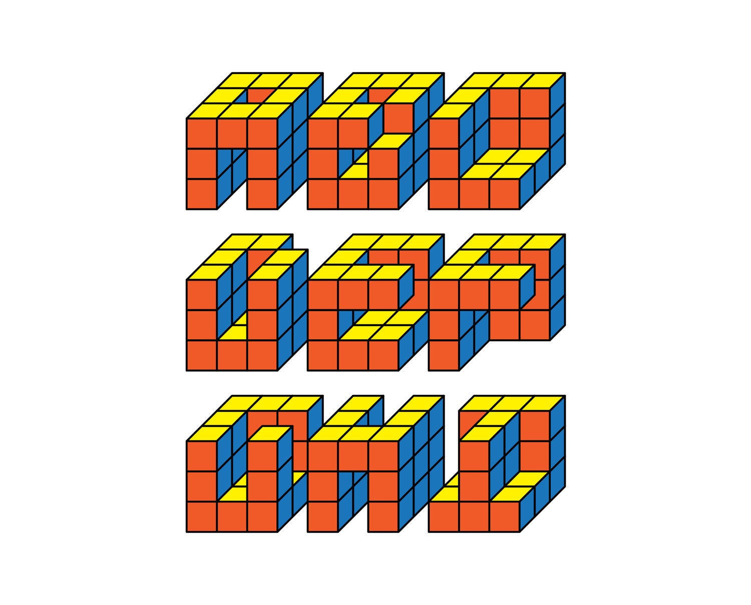 Кубик рубик буквы. Шрифт кубиками. Язык вращения кубика. Rubik шрифт. Буквы в кубиках шрифт.