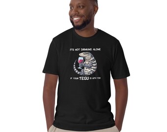 Drinking Alone Tegu short-Sleeve Unisex T-Shirt
