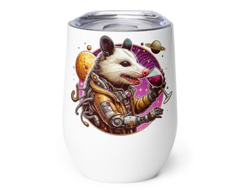 Possum Wine tumbler