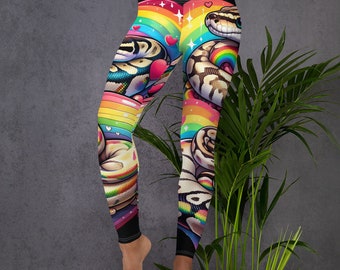 Rainbow Ball Python Leggings