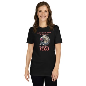 Woman Wine Tegu Short-Sleeve Unisex T-Shirt