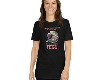 Woman Wine Tegu Short-Sleeve Unisex T-Shirt