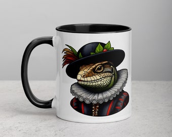 Shakespeare Tegu Mug with Color Inside