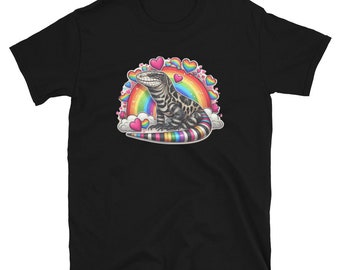 Rainbow Tegu Short-Sleeve Unisex T-Shirt