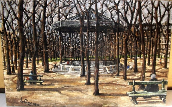 Large Signed Original Oil Painting By Author William Wharton Etsy