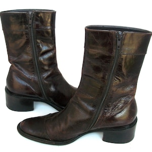 Vintage Side Zip Boots Men - Etsy
