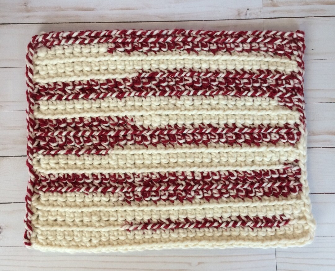 80. Red White Table Mat Valentine Table Mat Farmhouse Table Etsy