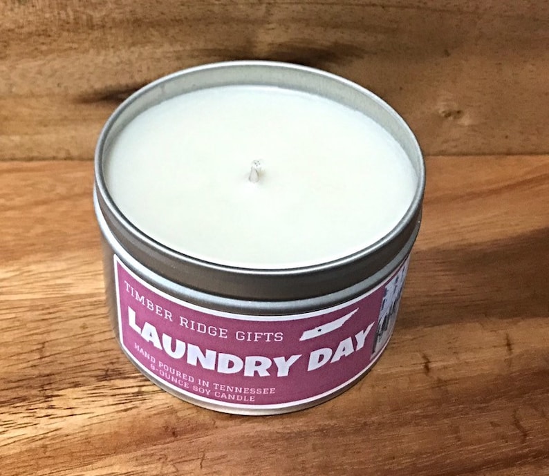 Laundry Day Laundry Scent Candle Scented Candles Laundry Etsy
