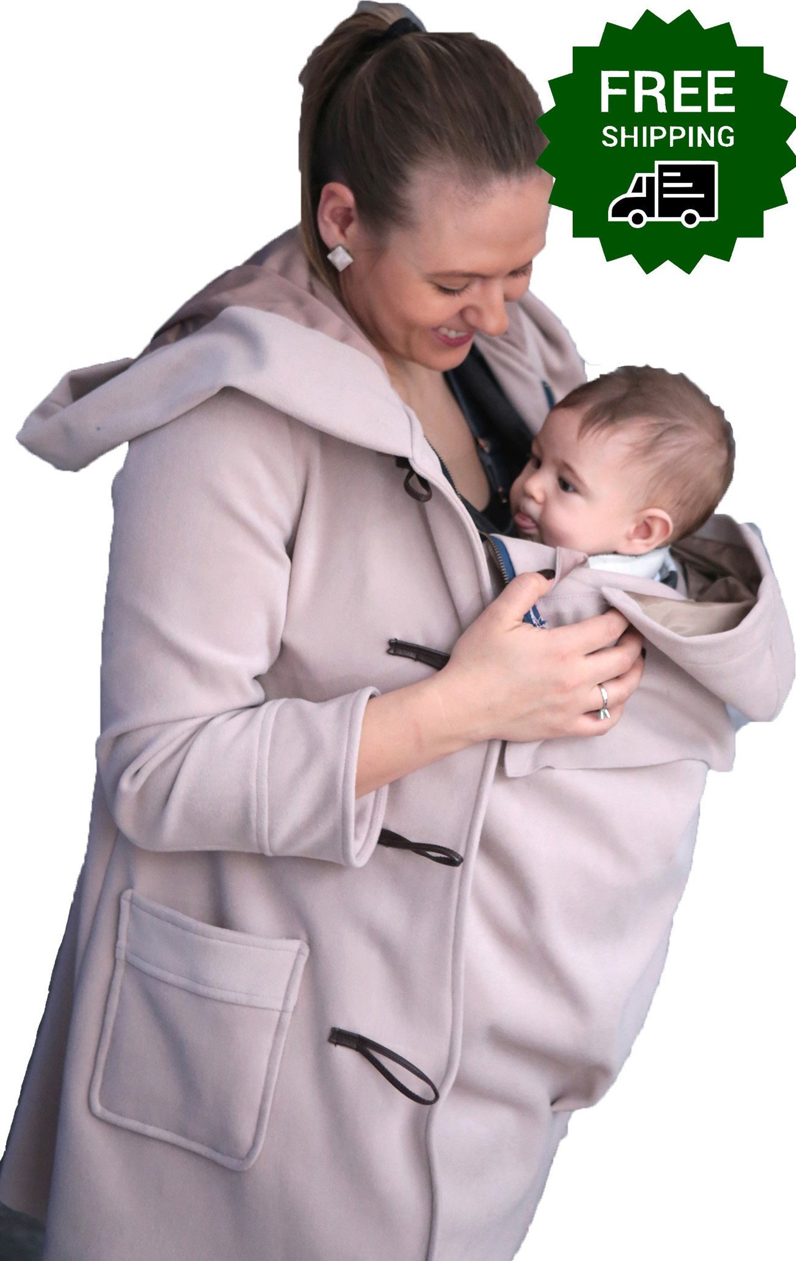Babywearing Coat Babywearing 3in 1 Coat Baby Carrier Jacket Etsy