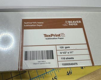TexPrint DTR Sublimation Paper: 140 Sheets, 8.5x11