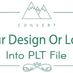 PLTファイル彫刻 .jpg、.png、.svg、.eps、.ai、または.dxfのデザインまたはロゴを.pltファイルに変換します