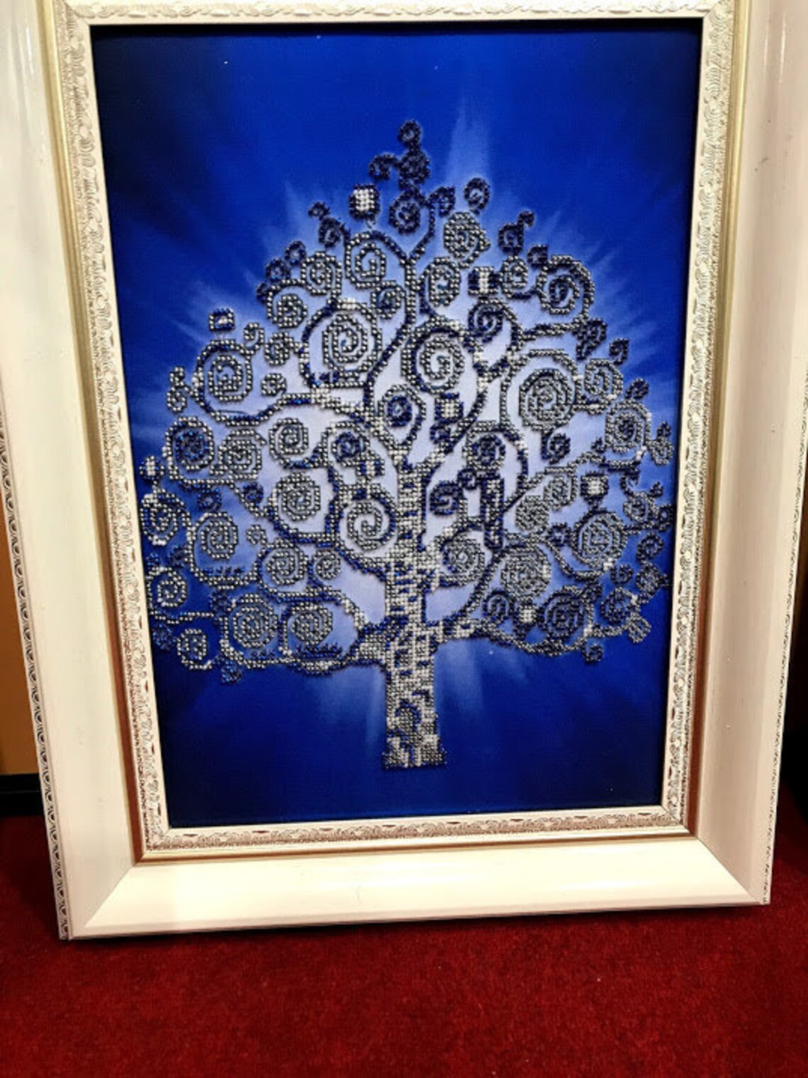 Tree of Life Embroidery Kit Needlepoint Kit Modern Embroidery Etsy