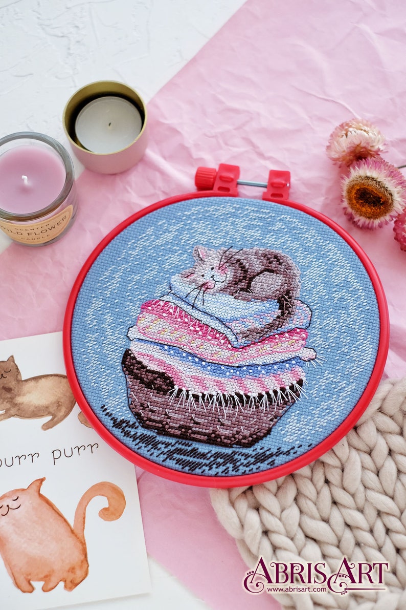 Cross stitch for beginners Cross stitch kit embroidery hoops Etsy