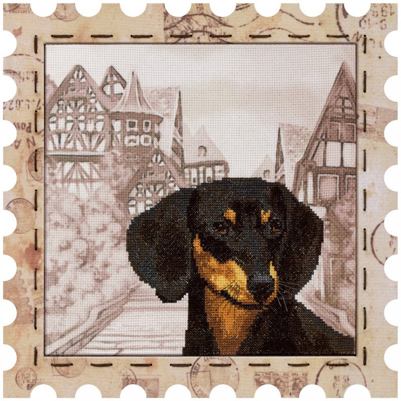 Cross stitch Favorite dogs Yorkshire Terrier embroidery kit Etsy