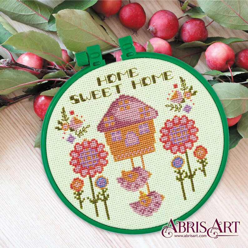 Cross stitch for beginners Cross stitch kit embroidery hoops Etsy