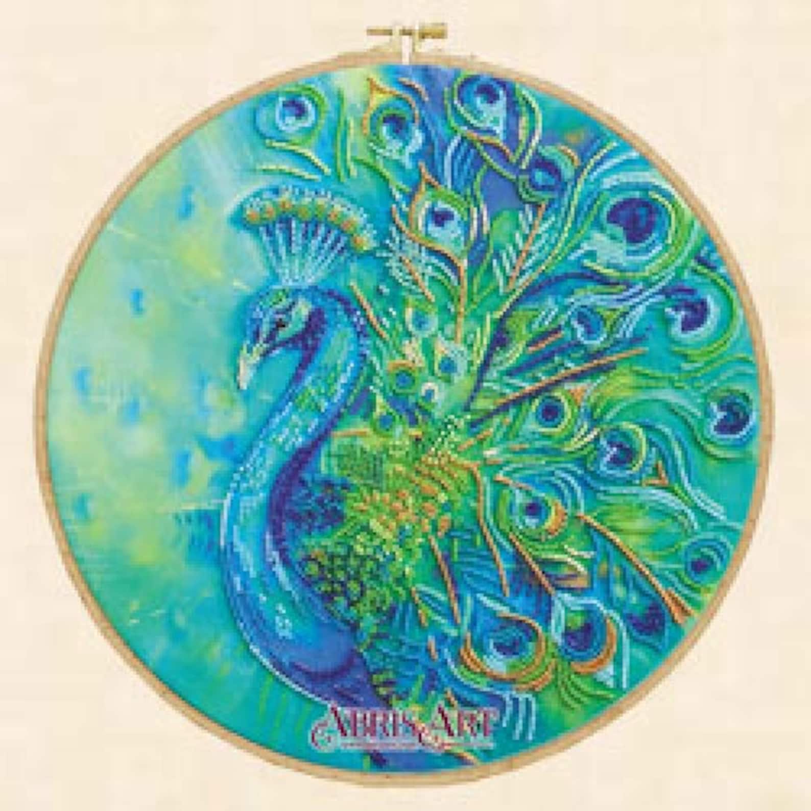 In the Hoop Embroidery Designs Bead Embroidery Kit DIY Craft Etsy