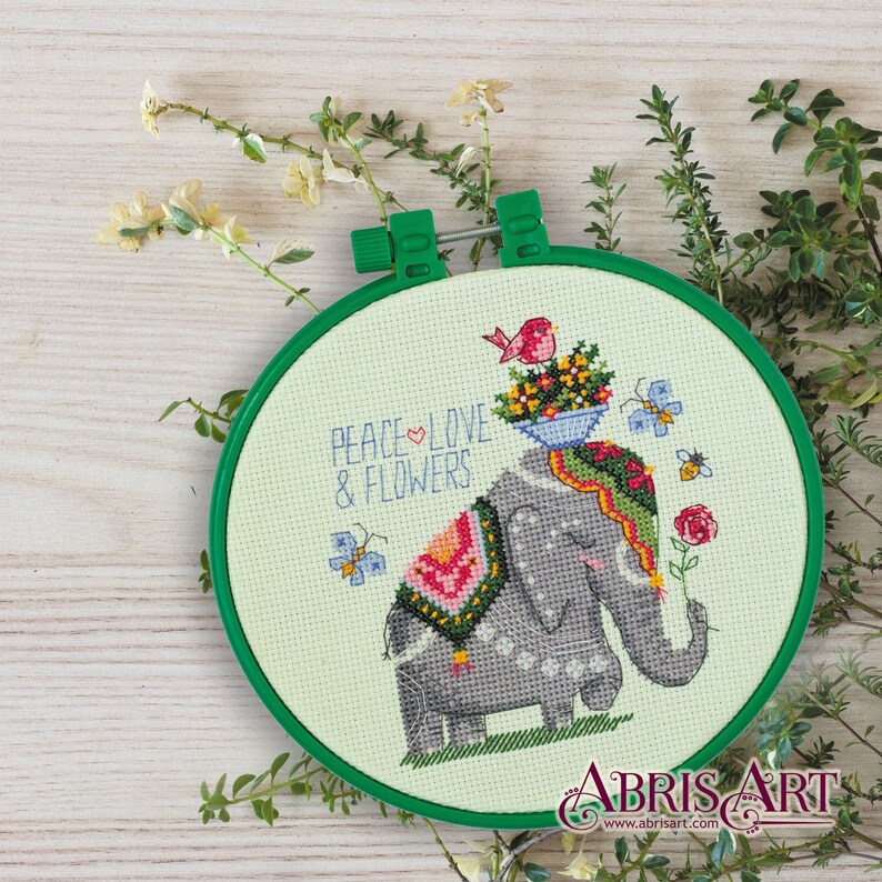 Cross stitch for beginners Cross stitch kit embroidery hoops Etsy