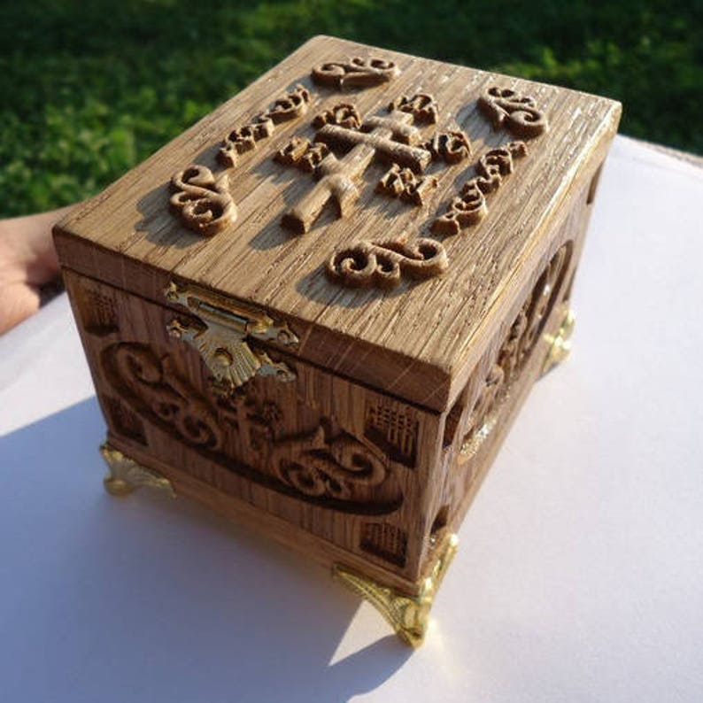 Unique Traditional Orthodox Set for Baptism. Baptismal Box. Etsy