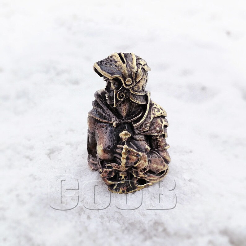 Buy EDC Bead Paracord Bracelet Keychain Buckle Shackle Clasp Charm