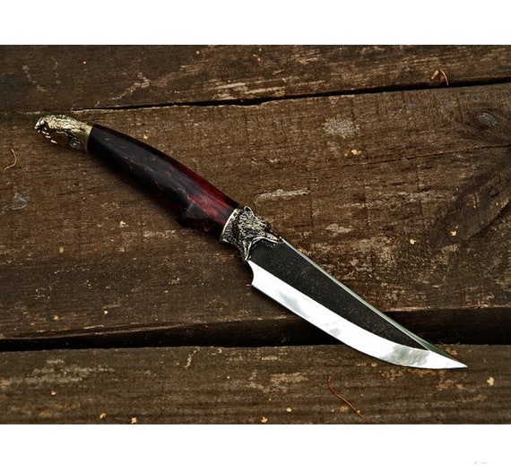 straight knife mikarta grips survivor stainless hunter handmade BB041 hand tools outdoor