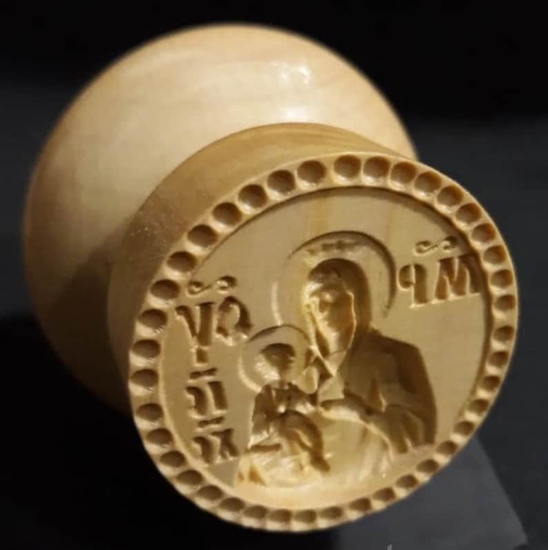 Stamp for the Holy Bread Orthodox Liturgy / Wooden Hand Carved ...