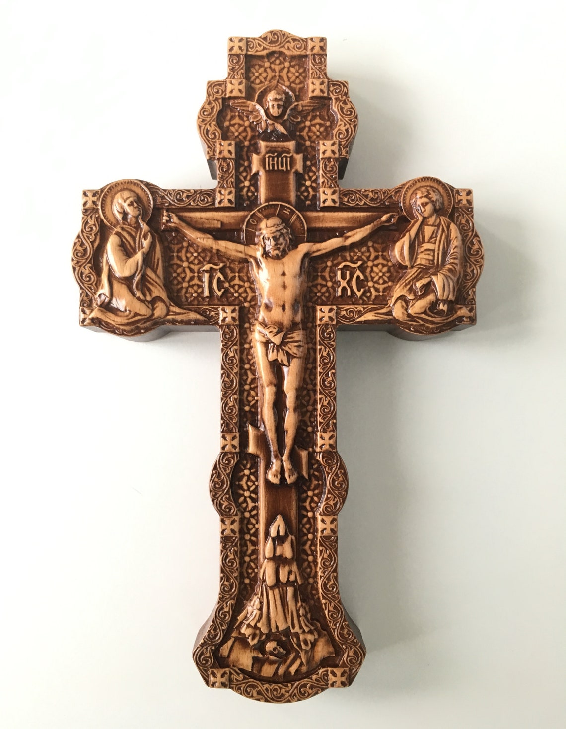 Author's Exclusive Orthodox Handmade Wooden Carved Wall Etsy